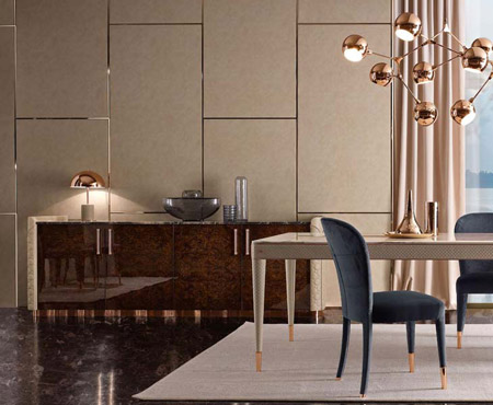 Credenza moderna MASON con piede spillo