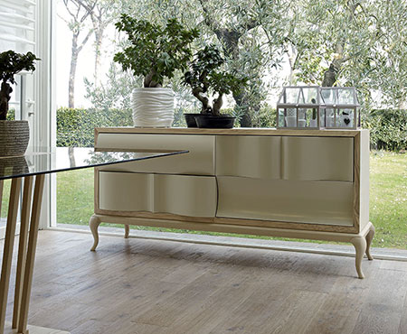 Credenza moderna piede mosso