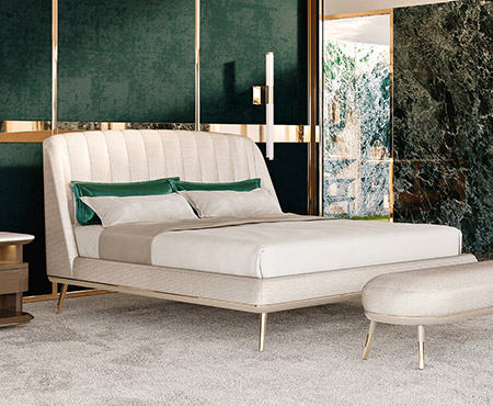 Letto moderno con vano contenitore