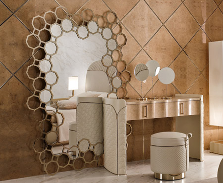 Specchiere artistiche in legno e metallo